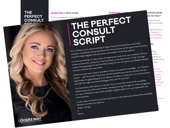 The Perfect Consult Script
